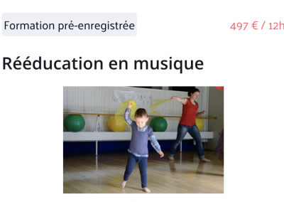 Rééducation psychomotrice en musique